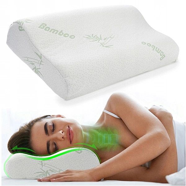 Poduszka 30x50 Ortopedyczna Profilowana do Spania Bamboo Memory Defna