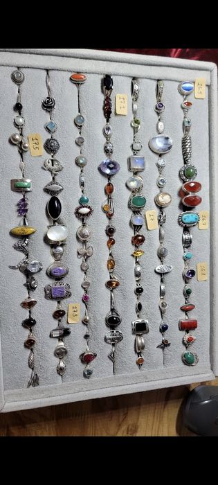 Срібні вінтажні каблучки перстні серебряные кольца