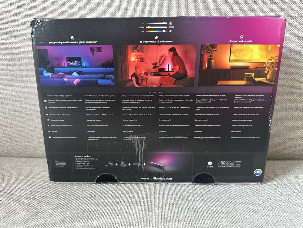 Philips hue Play White and Color - zestaw lamp