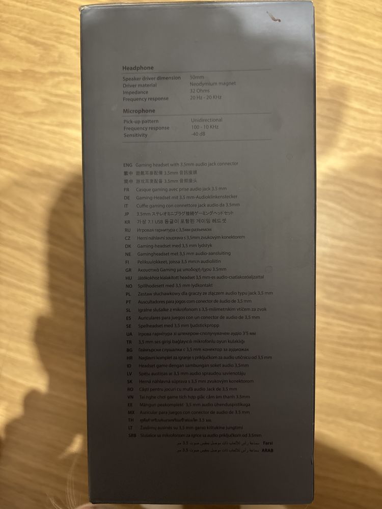 Нові ігрові навушники для пк та Sony x TUF Gaming H5 Lite  Ps4/5, 5pro