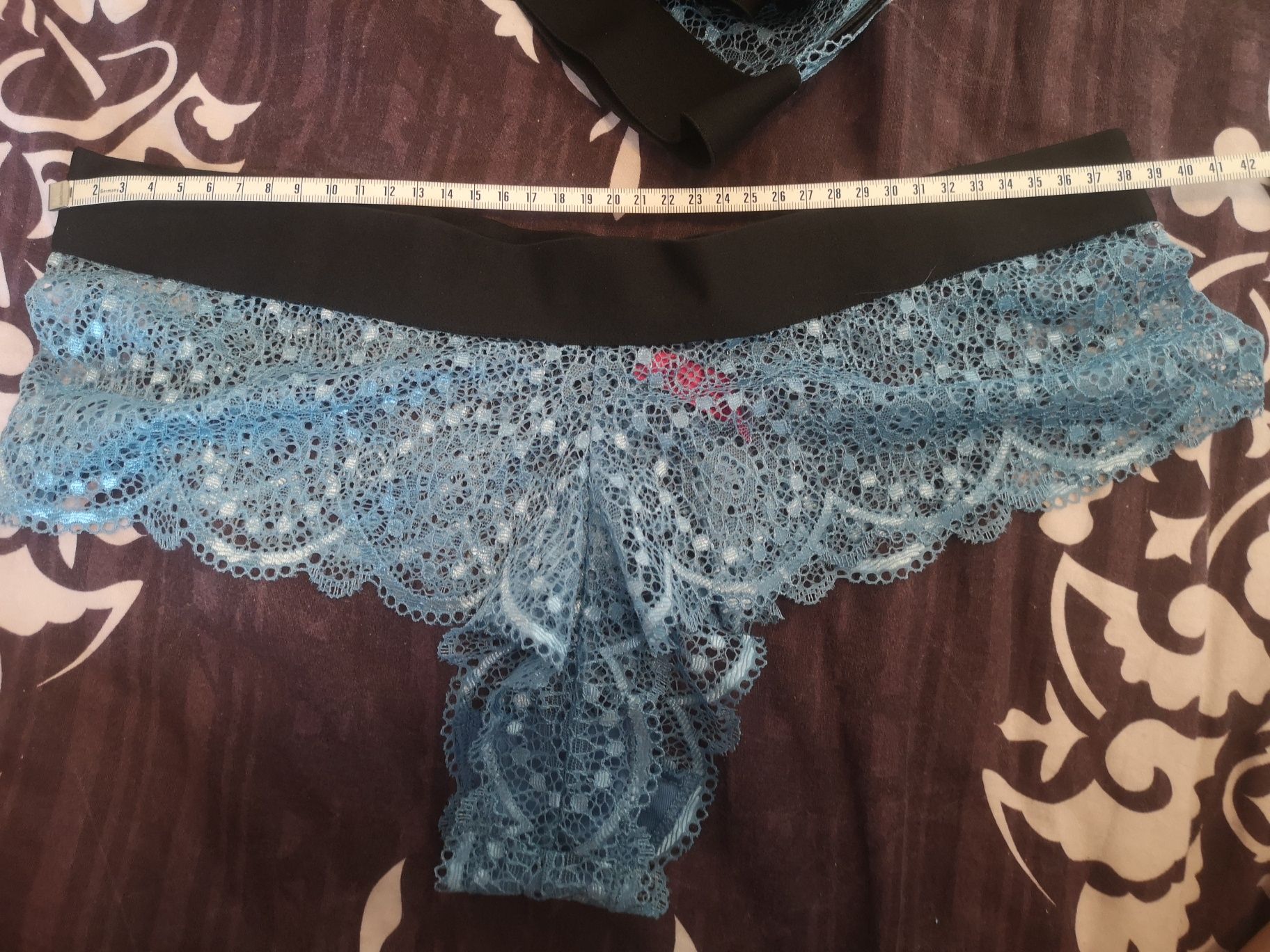 Komplet bielizny koronkowej XL
