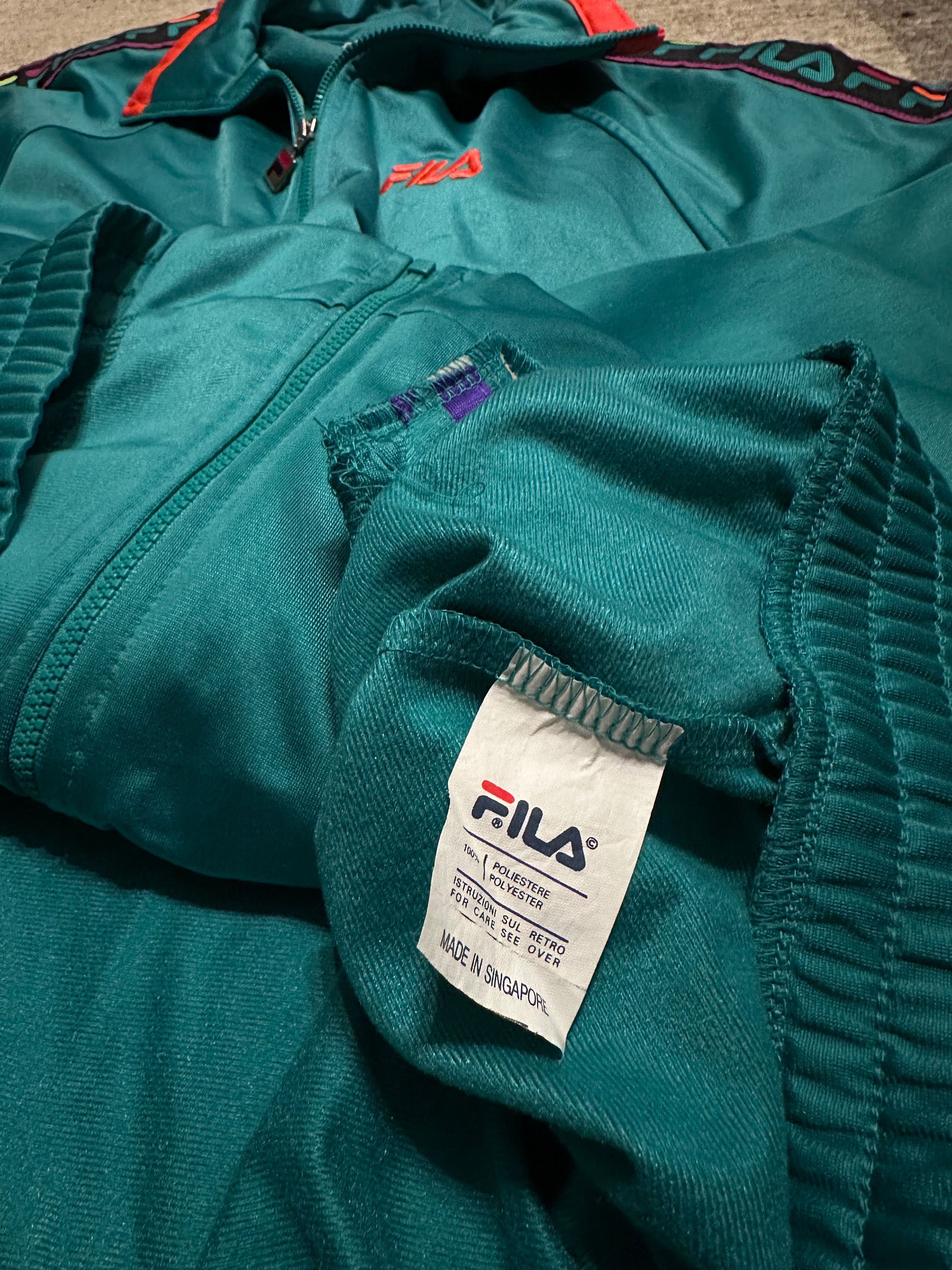 Винтажная олимпийка Fila. Оверсайз. Old School