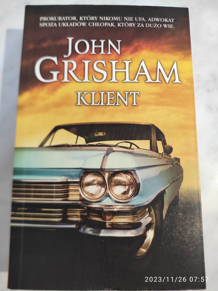 John Grisham "Klient" Nowa