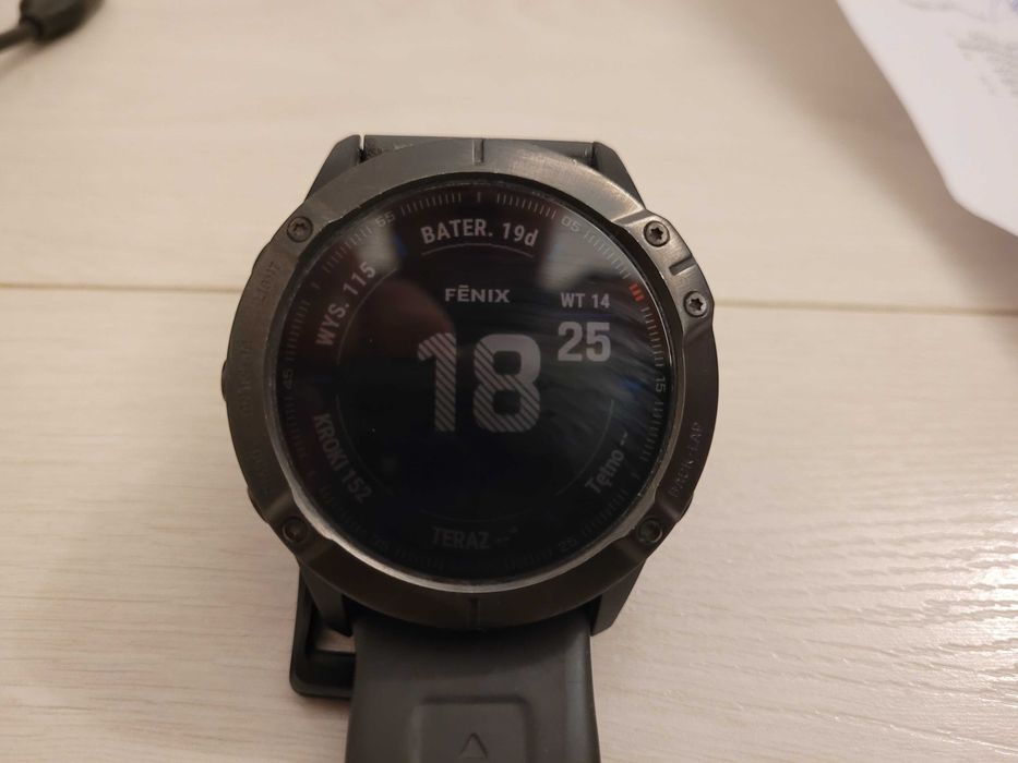 Garmin fenix 6X Sapphire, stan idealny