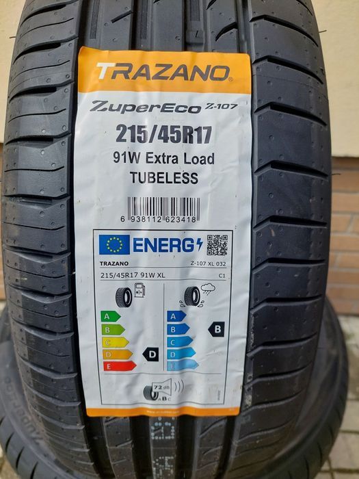 NOWE opony letnie 215/45R17 Trazano (Goodride) Z-107 WYSYŁKA