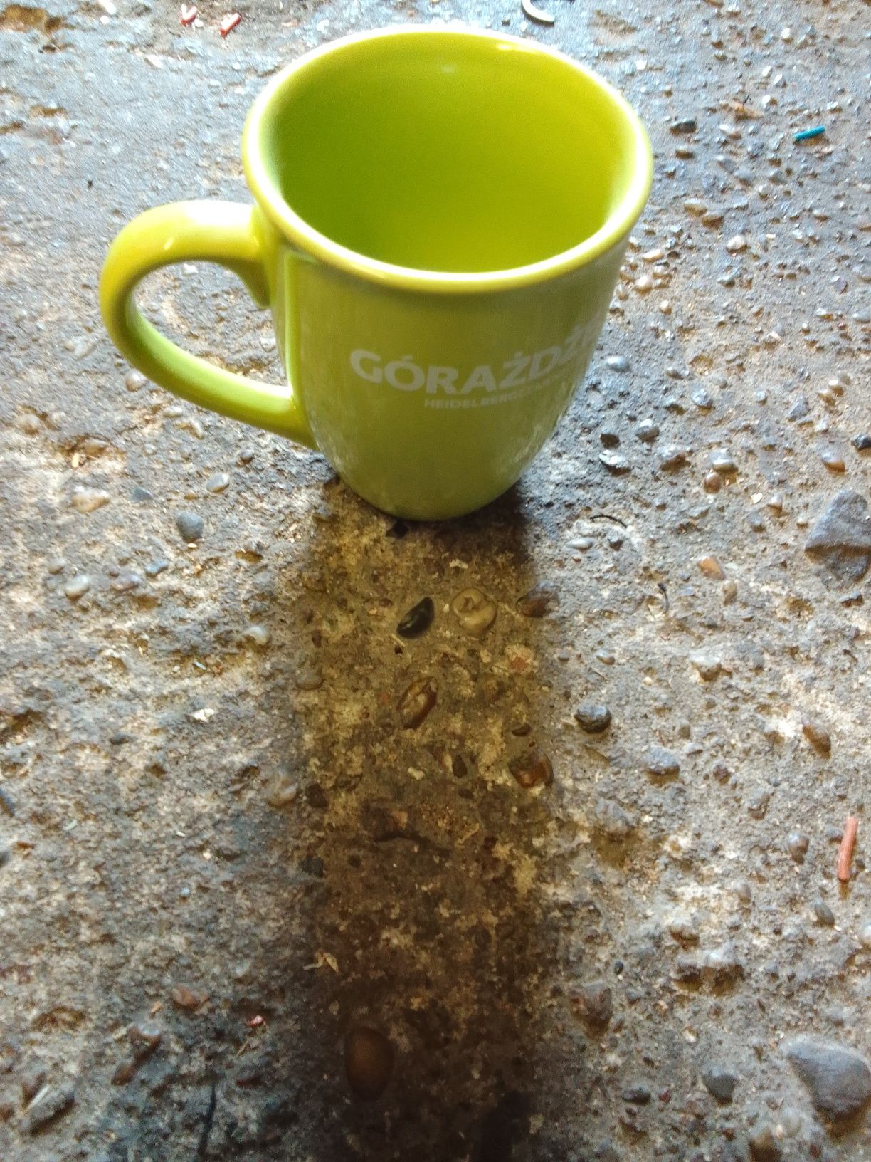 Kubek ceramiczny Górażdze cement Heidelberg