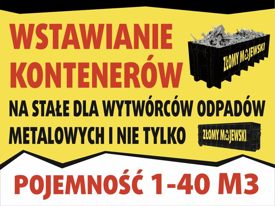 Skup złomu Majewski 0,80 zł/kg-0,70/kg Mrągowo Przemysłowa 13,