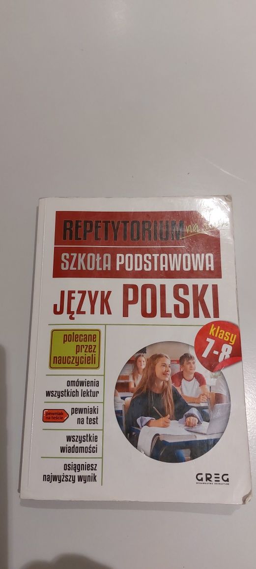 Repetytorium  szkola podstawowa  . Język Polski.  Klasy 7-8.