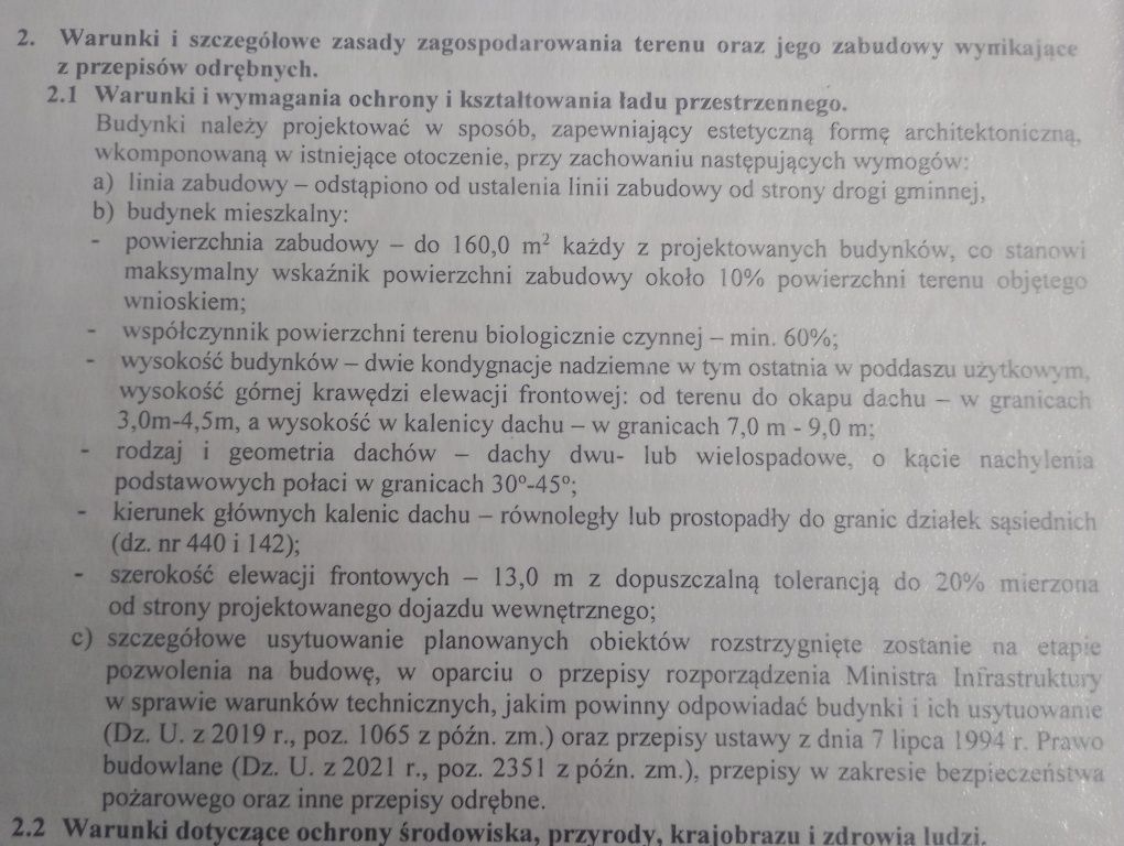 Sprzedam działkę budowlaną