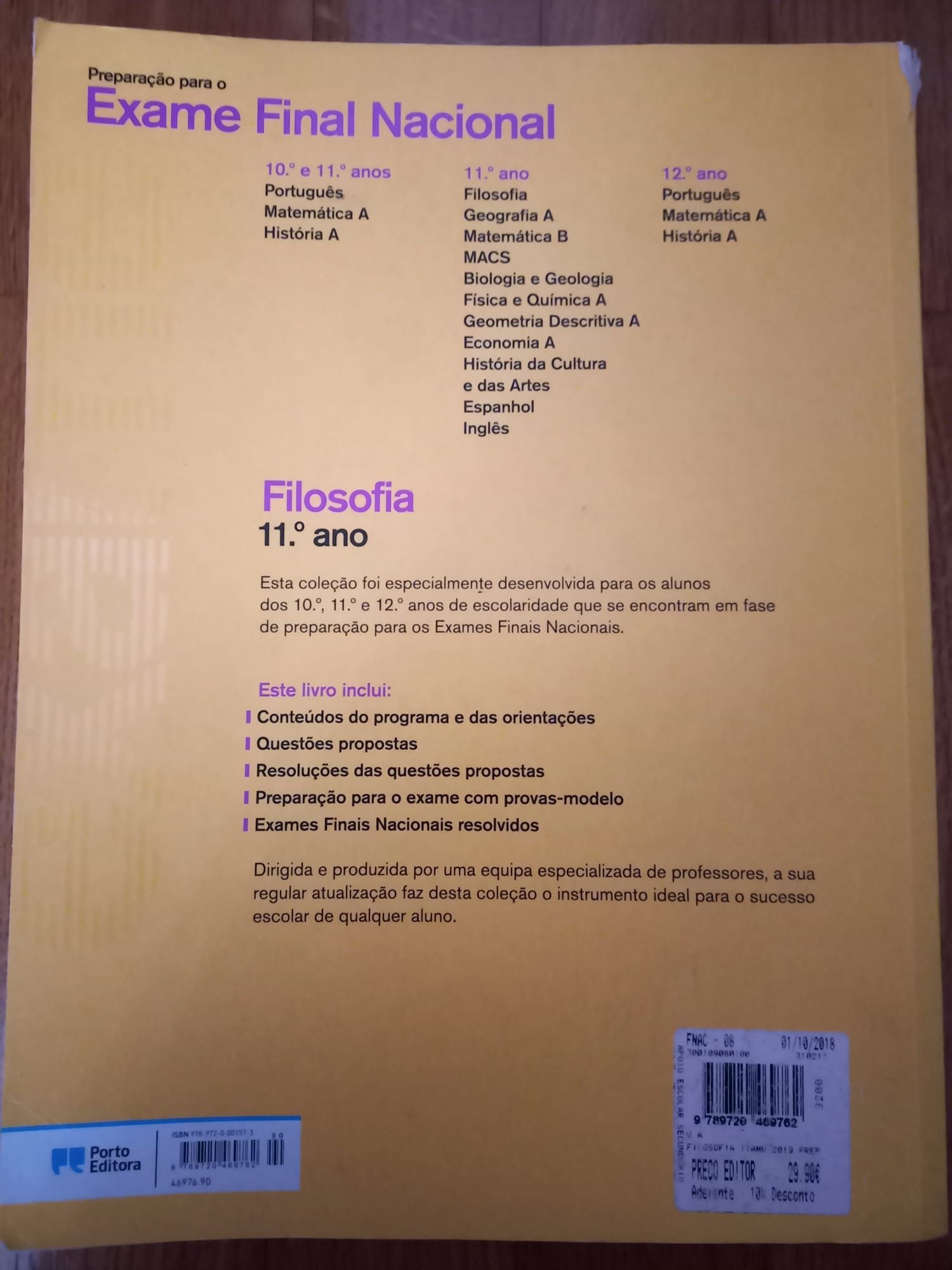 Livro Preparação para Exame de Filosofia 11° Ano