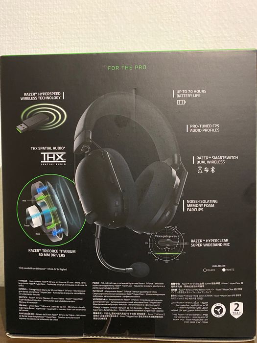 Słuchawki bezprzewodowe nauszne Razer BlackShark V2 Pro