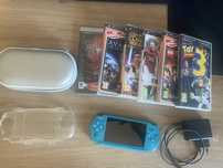 PSP 3004 + 7 gier + akcesoria – gotowy zestaw, stan bdb