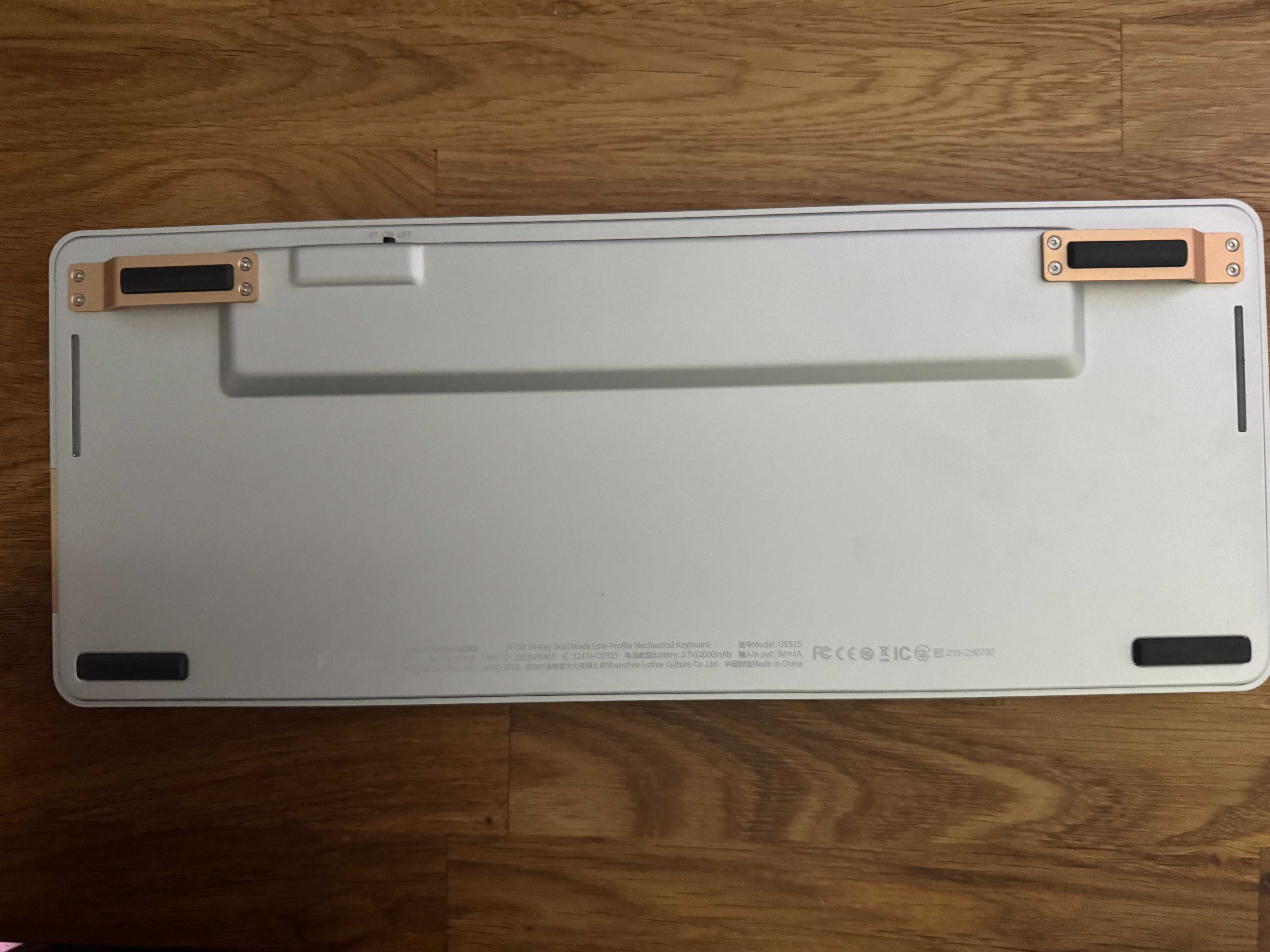 Клавіатура Lofree Flow 84 Mechanical MX Linear Switches White