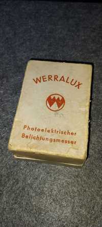 Stary kolekcjonerski światłomierz Werralux