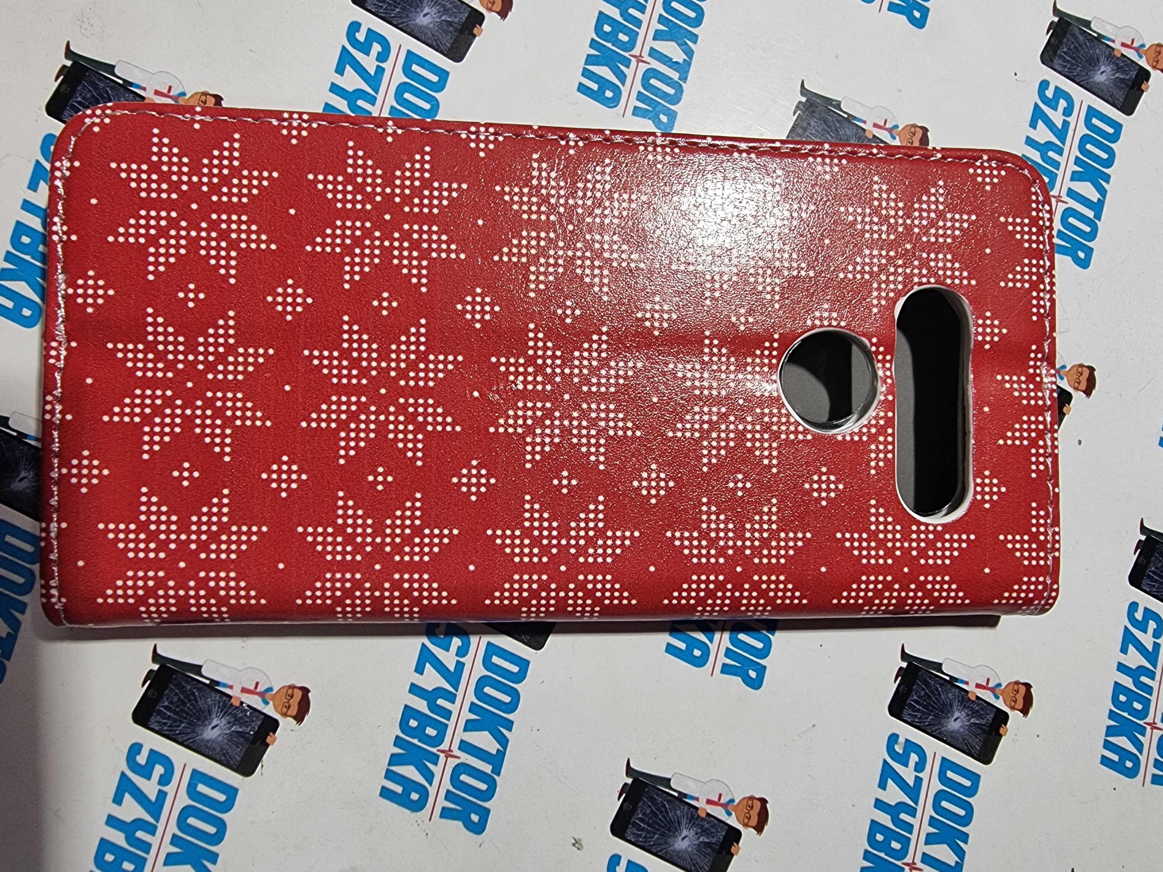 Etui do LG K50S z klapka wzor świąteczny