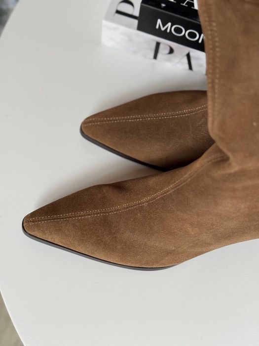 Сапоги , чоботи , ботфорти замшеві