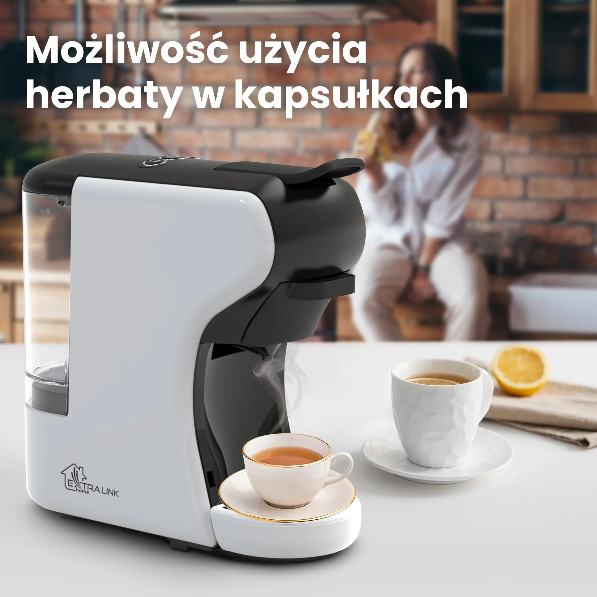 Extralink Home Универсальная капсульная кофемашина черного  цвета