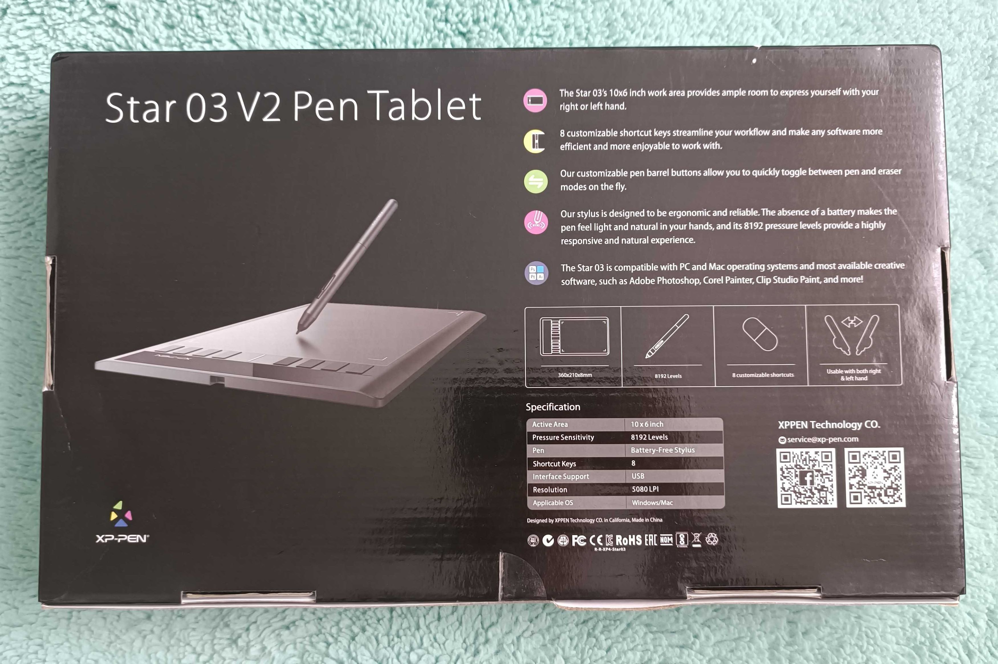 Tablet graficzny Star 03 V2 Pen Tablet