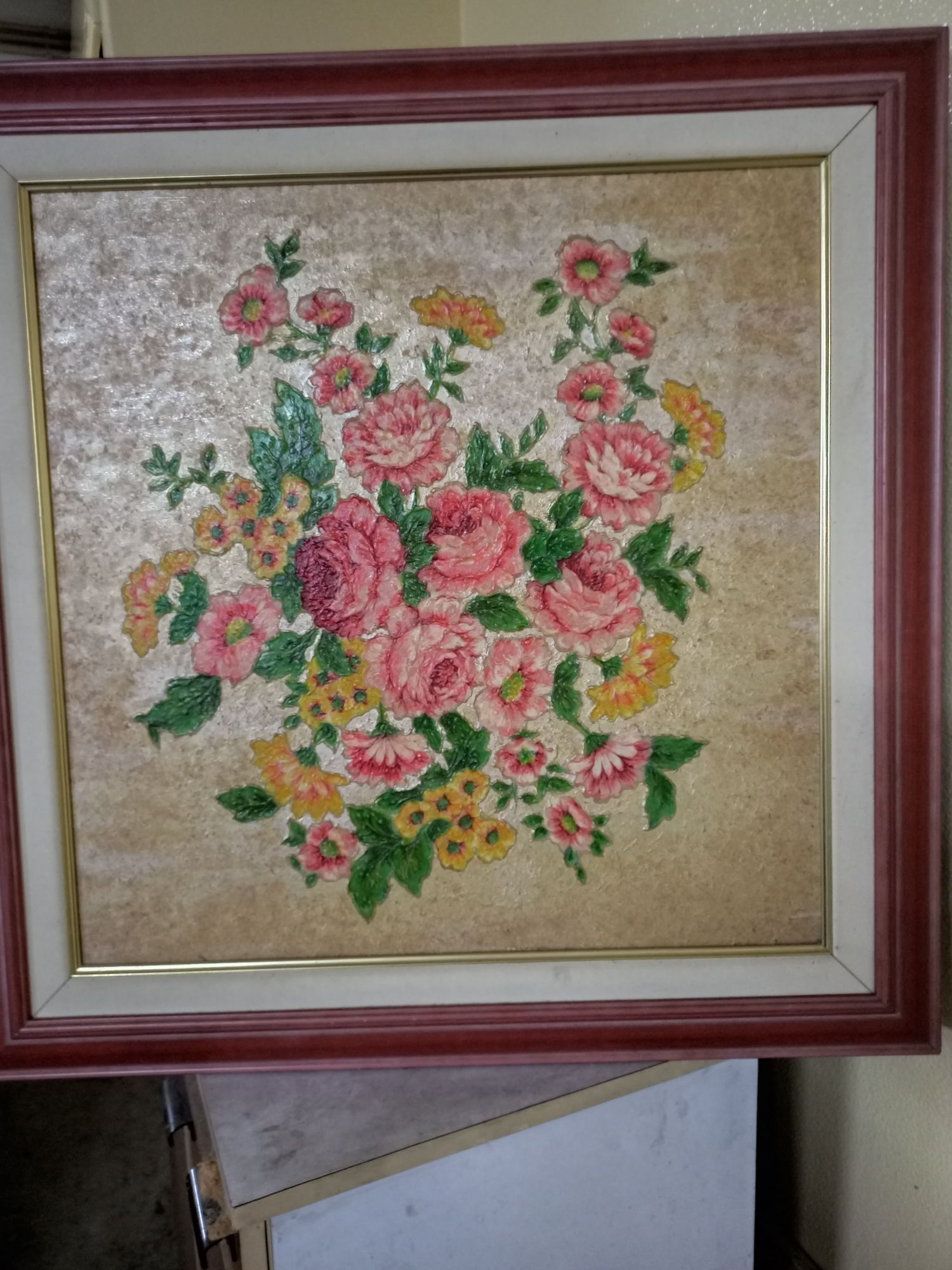 Quadro pintado à  mão