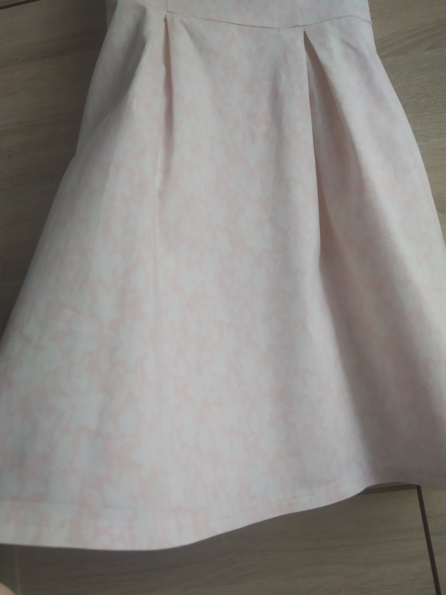 Sukienka Pretty One XS wesele lato biało różowa