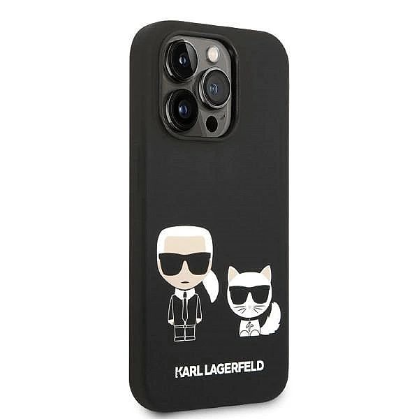 Etui Karl Lagerfeld Liquid Silicone Karl&Choupette MagSafe na iPhone 1