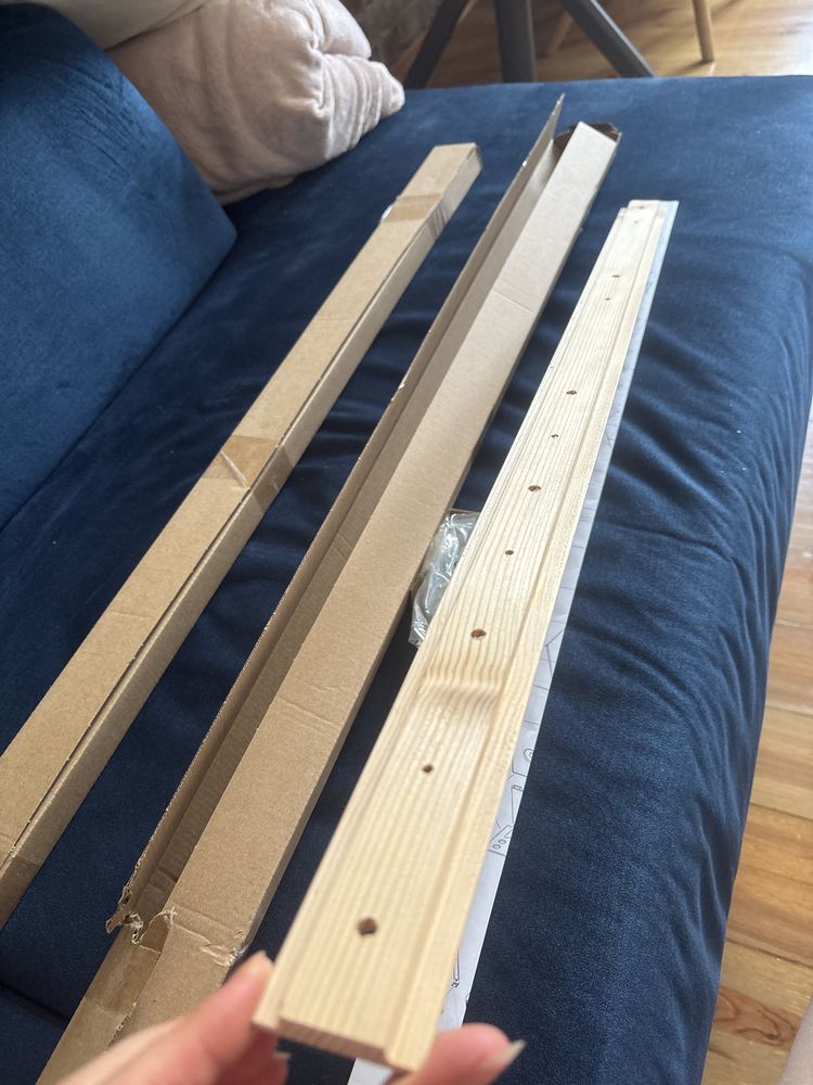 IKEA METOD szyna łącząca do szafki / panel maskujący 3 szt