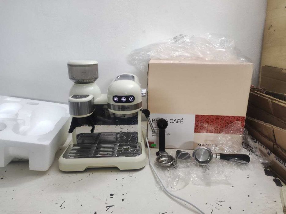 Кофеварка кофемашина кавоварка с кофемолкой Klarstein Bella Café