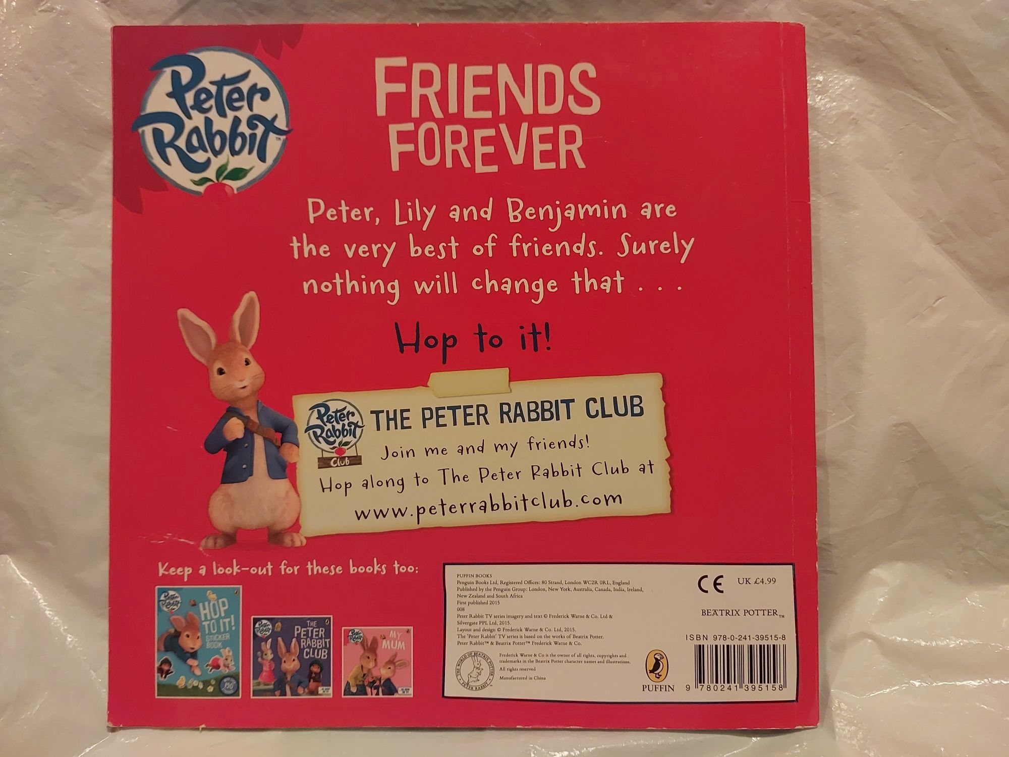 Peter Rabbit.  Friends Forever.