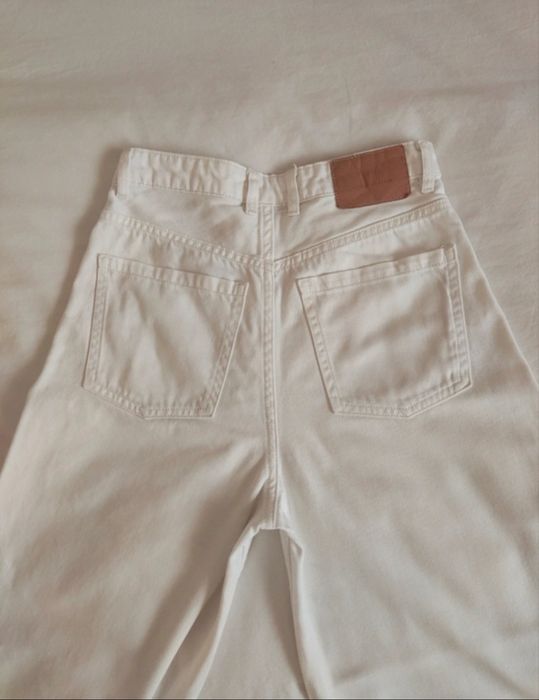 Calças de ganga brancas Mango 32