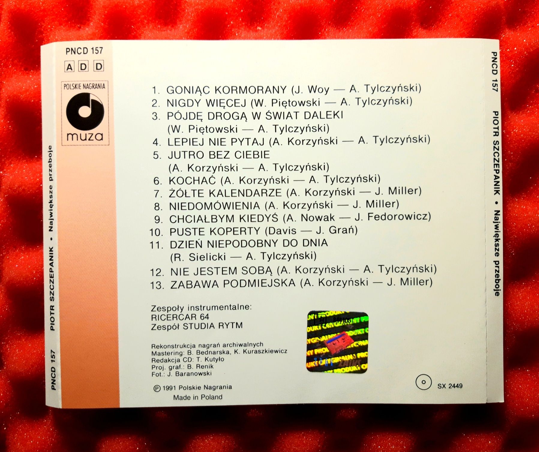 Piotr Szczepanik - Największe Przeboje (CD, 1991?)