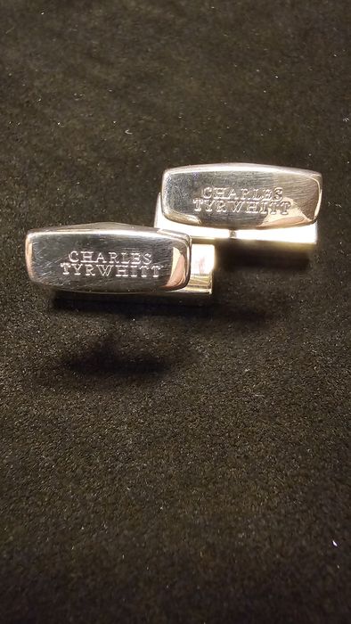 Срібні запонки Charles Tyrwhitt