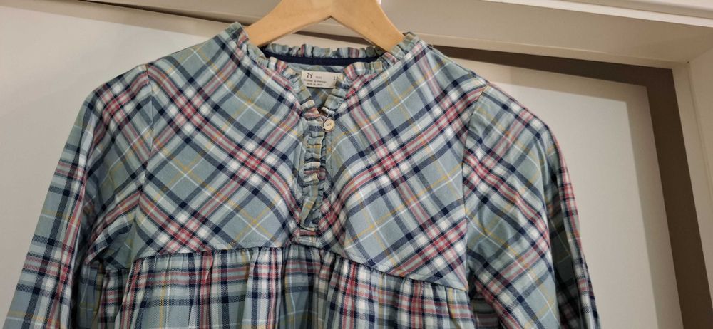 Tunica de Flanela Xadrez da Zippy: Tam 13-14 Anos