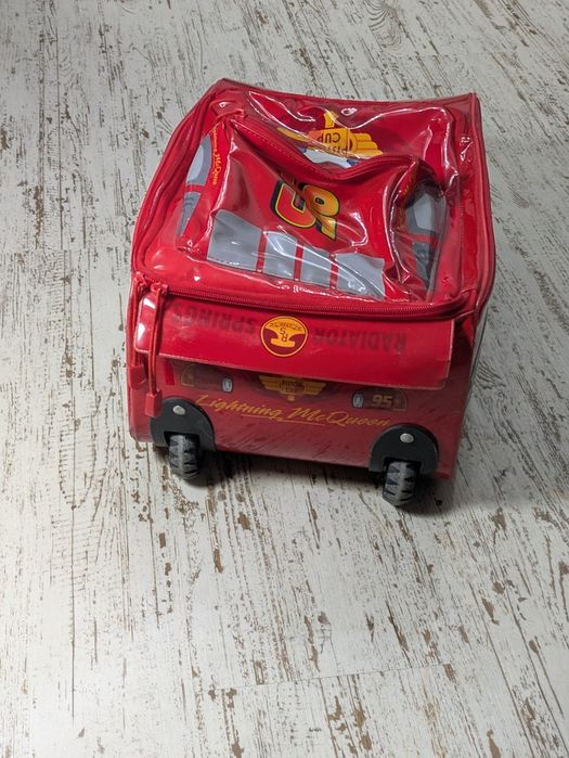 Дитяча Дорожня Сумка-Валіза на Колесах "Блискавка МакКвін"