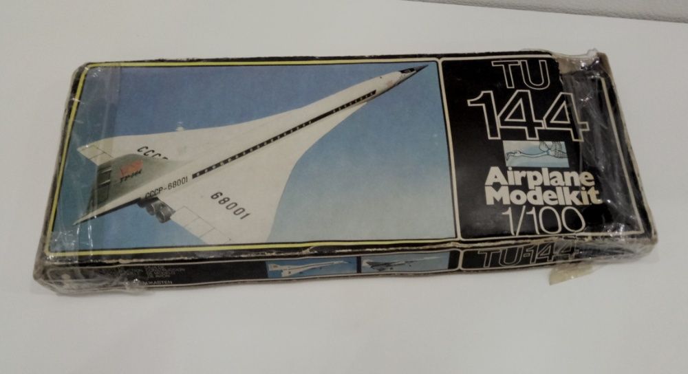 Ту-144 сборная модель самолета Plasticart 1/100 ГДР