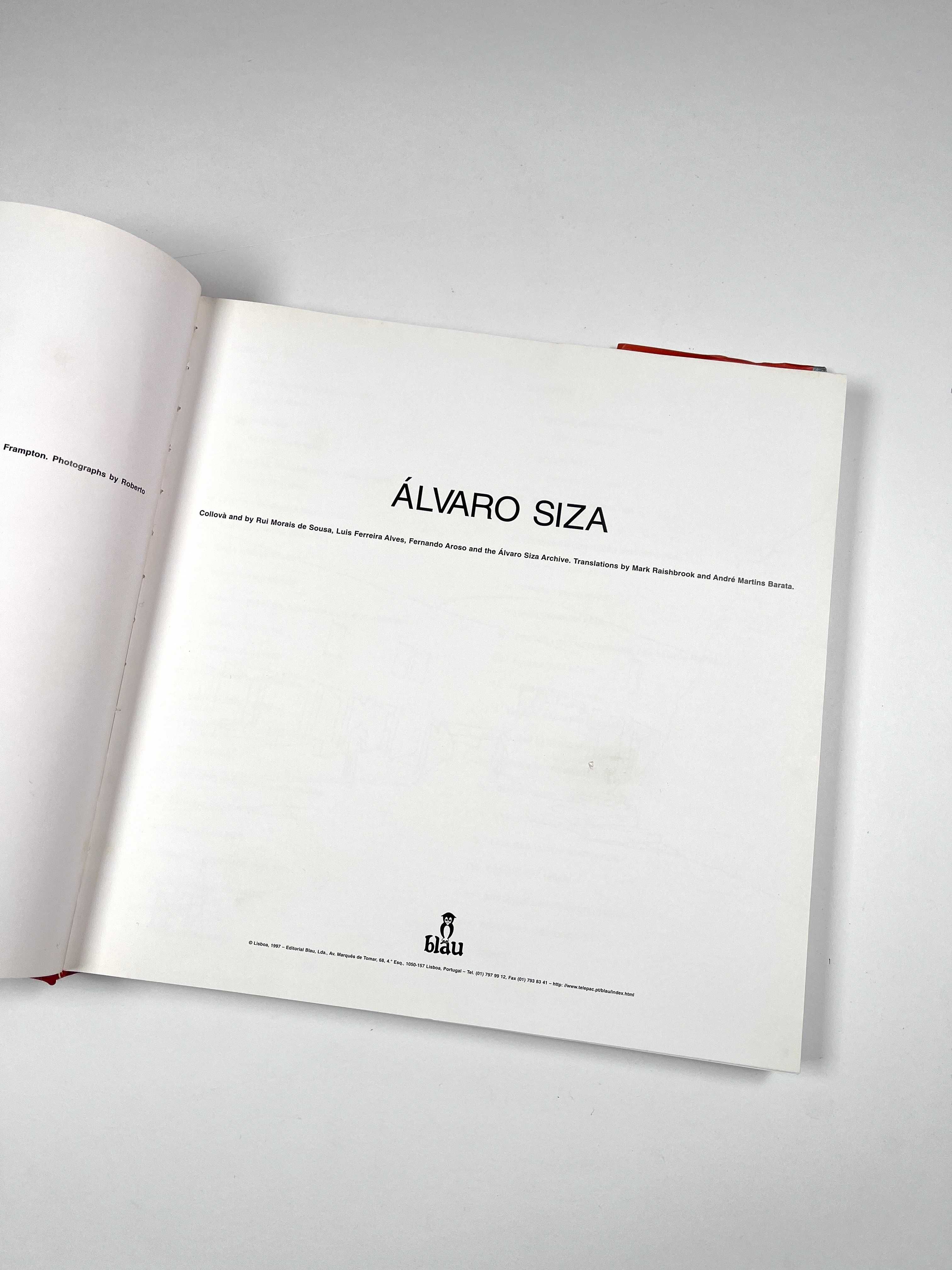 Álvaro Siza 1954.1976 Editorial Blau 1997 Monografia