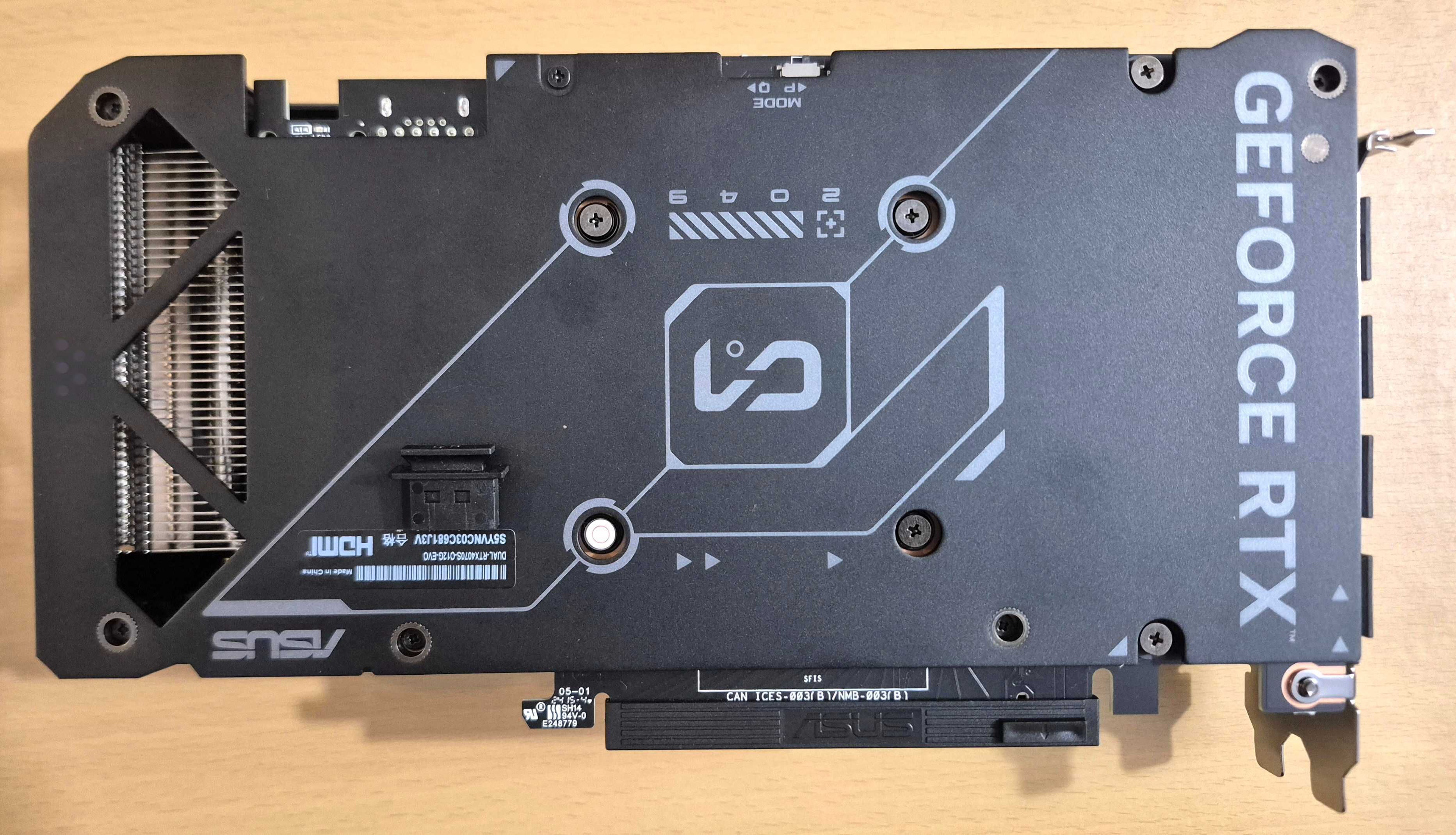 Placa Gráfica Asus Dual GeForce RTX 4070 Super Evo OC