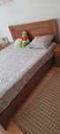 Cama de casal com colchão