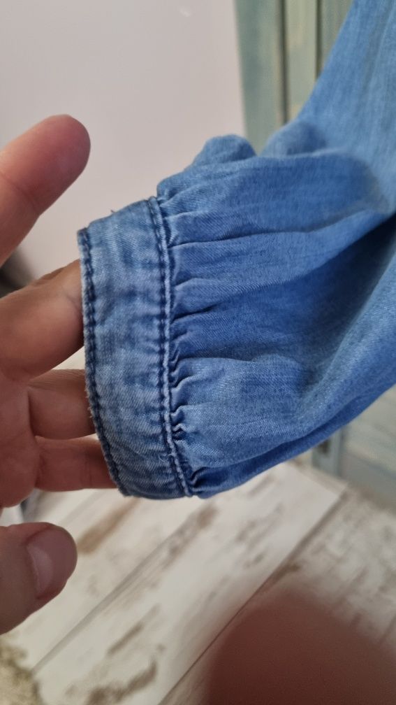 Koszula bluzka romantyczna denim kappahl 34 XS