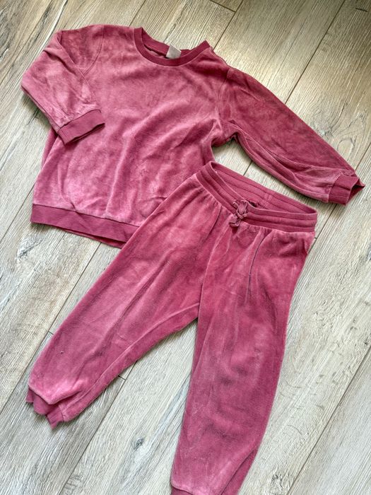 Jesienny zestaw ubranek dla dziewczynki 98 h&m