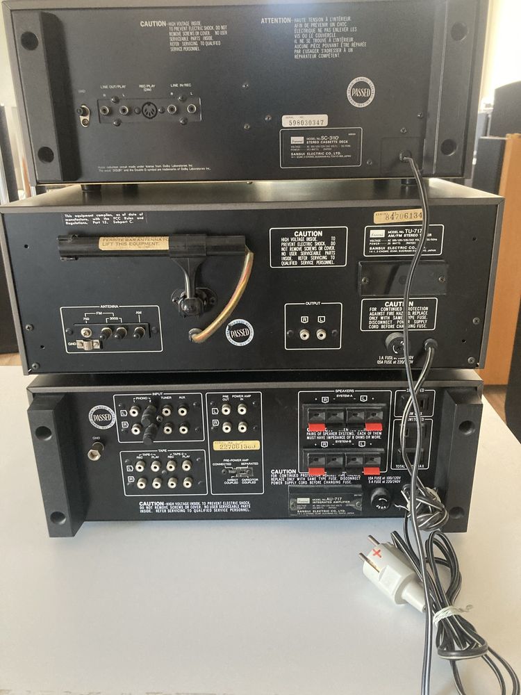 Sansui Au 717 tuner plus deck.
