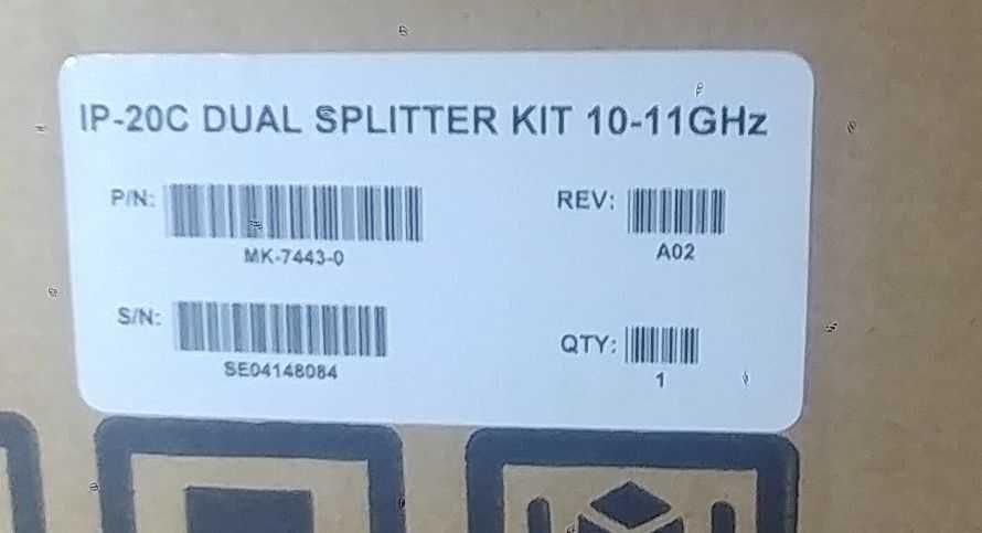 ceragon ip20c ip50c  (cambium ptp820c ptp850c) dual splitter kit, 4+0
