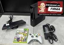 Konsola Xbox 360 Slim 1439 z Kinectem i padem – 3 miesiące gwarancji