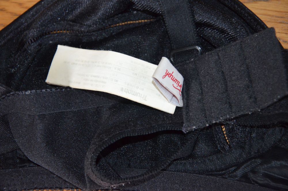 stanik biustonosz Triumph czarny 80 B