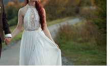 suknia ślubna White Code Amy Love | boho | zwiewna suknia
