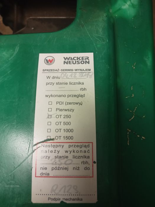 Wacker Bs50-4s skoczek zagęszczarka stopa