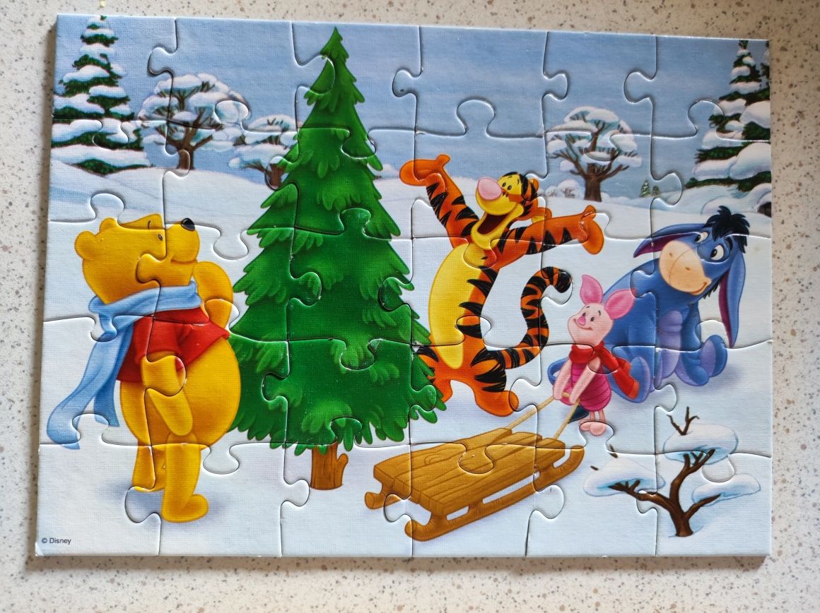 Puzzle Kubuś Puchatek 30 elementów