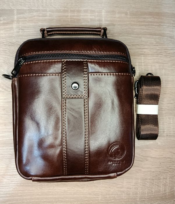 Чоловіча шкіряна сумка барсетка.