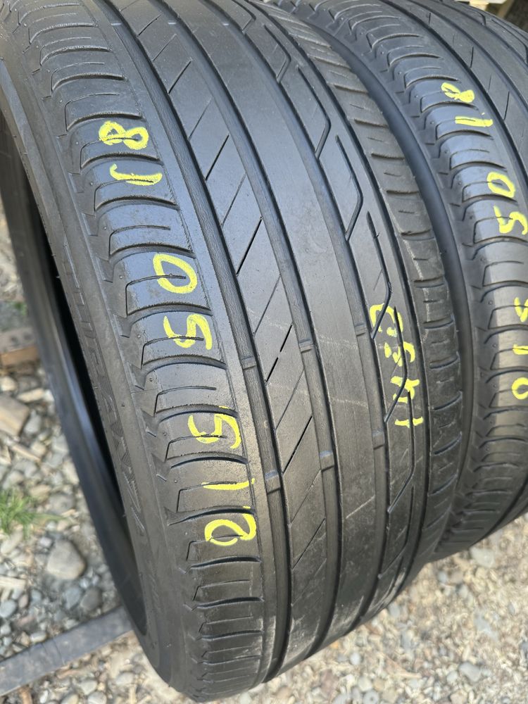 Шини резина 215 50 18 Bridgestone 5+mm 2шт. Лето летние