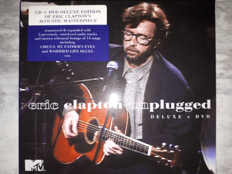 Clapton Unplugged Deluxe 2013 CD plus DVD Лицензия плюс Автобиография