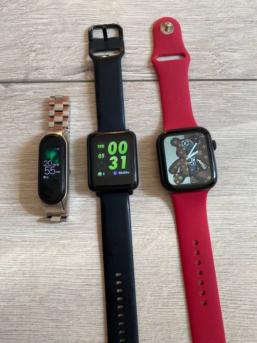 Смарт-часы 3 шт. Mi band 4, colmi m28, maybelin new york